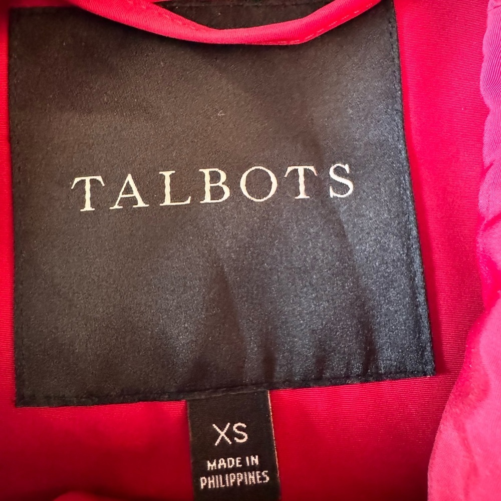 Talbots Waterproof Red Utility Jacket - Picture 5 of 9